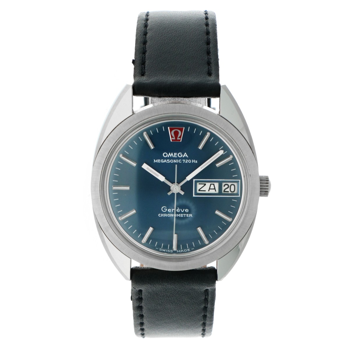Goudwisselkantoor auction: No Reserve - Omega Genève Megasonic 198.0066 - Heren watch - approx. 1973