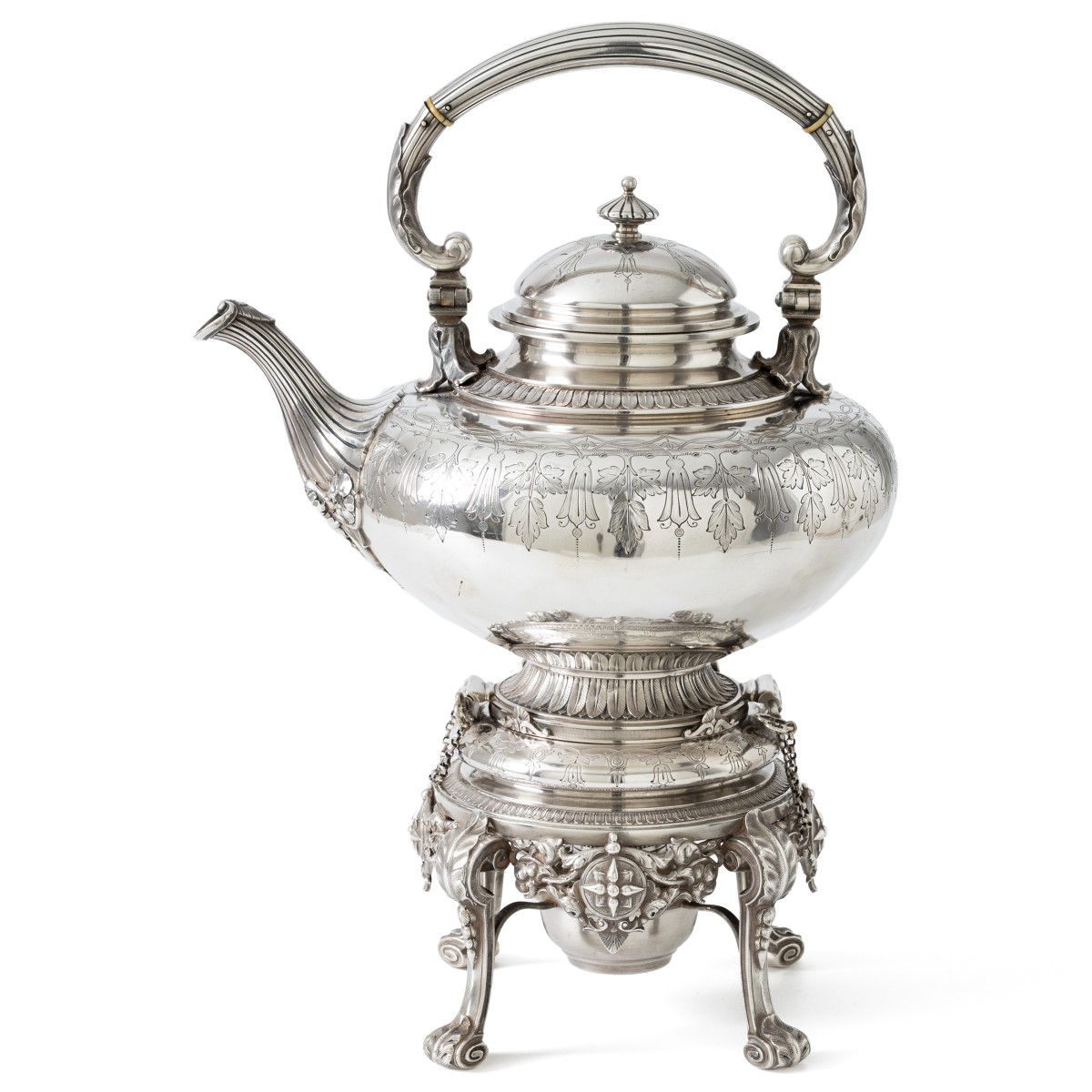 Goudwisselkantoor auction: Tiffany & Co. bouilloire, William Gale, New York 1850-1860, zilver