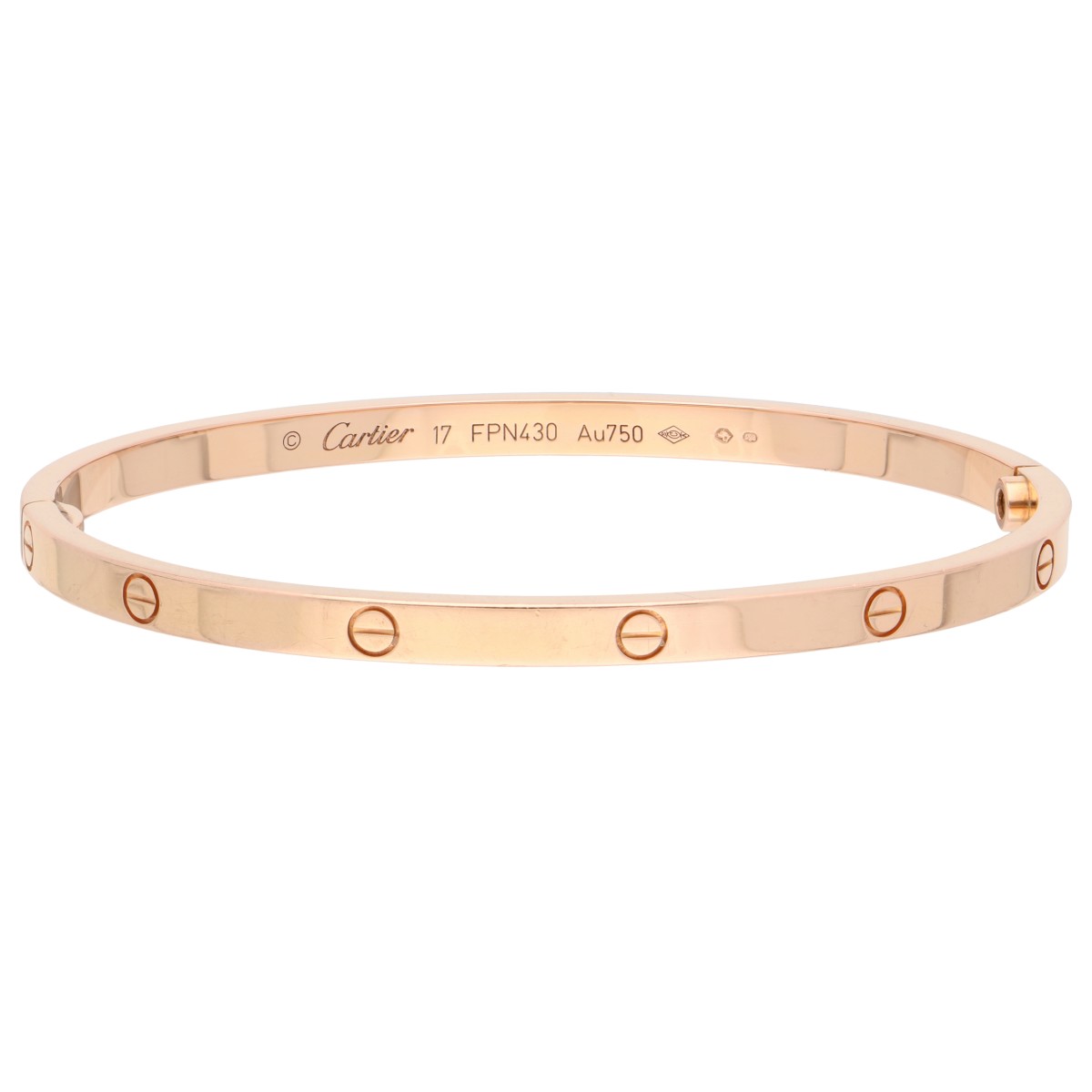 Goudwisselkantoor auction: Cartier 'Love' 18K Rose gold bracelet