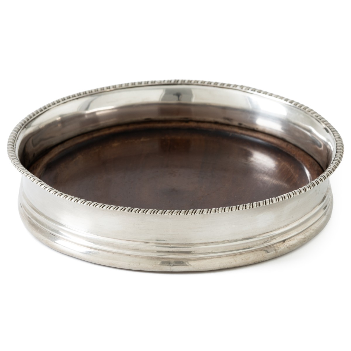 Goudwisselkantoor auction: Bottle coaster, Jacobus Schalwijk, Rotterdam 1823, silver