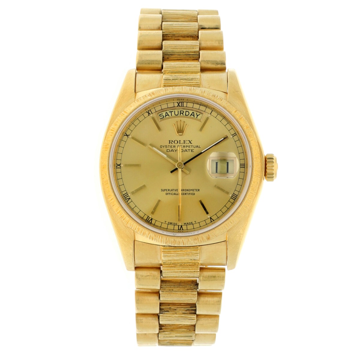 Goudwisselkantoor auction: Rolex Day-Date 'Bark' 18078 - Men's watch - approx. 1979
