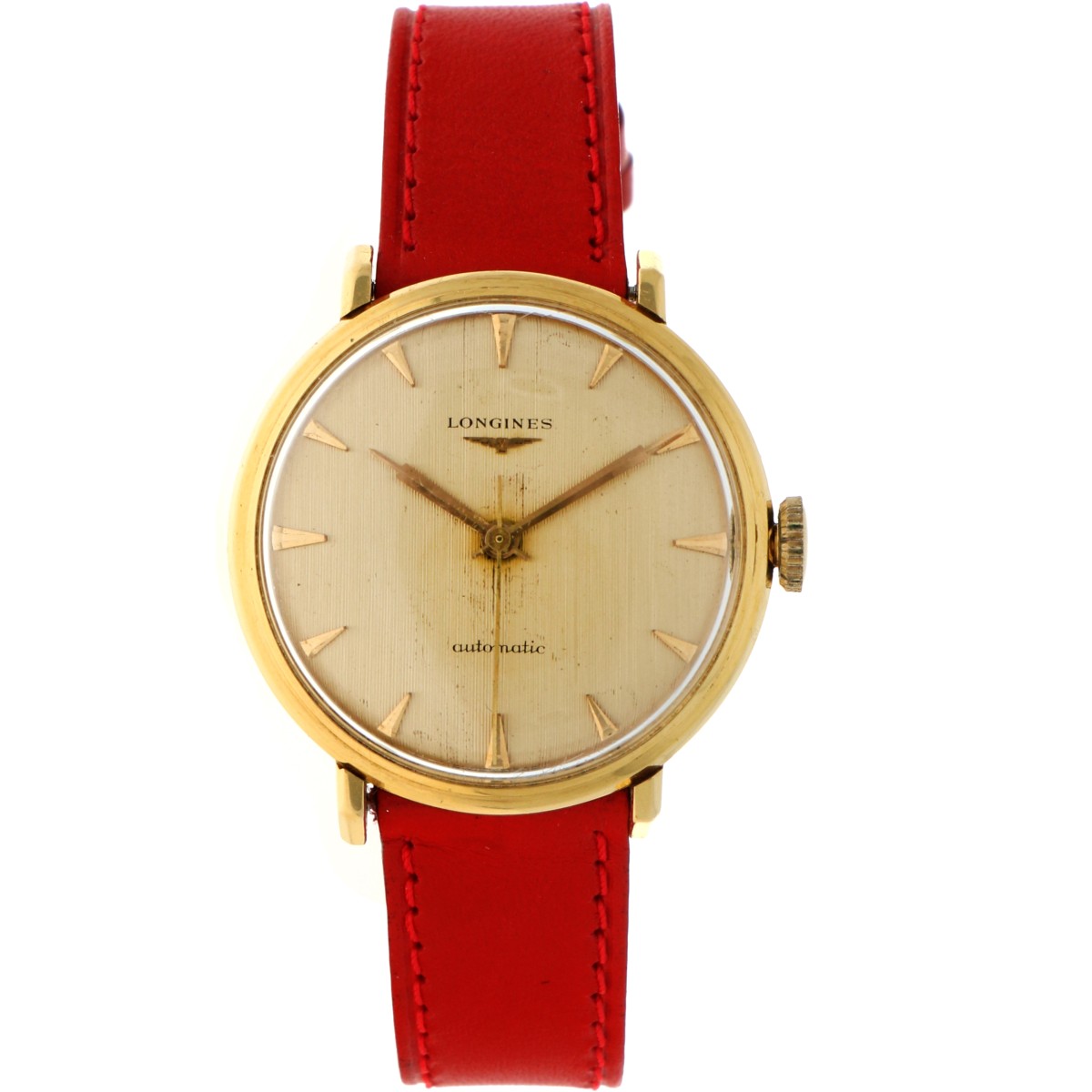 Goudwisselkantoor auction: No Reserve - Longines Fancy Lugs 18K. 7005 - Men's watch - approx. 1960