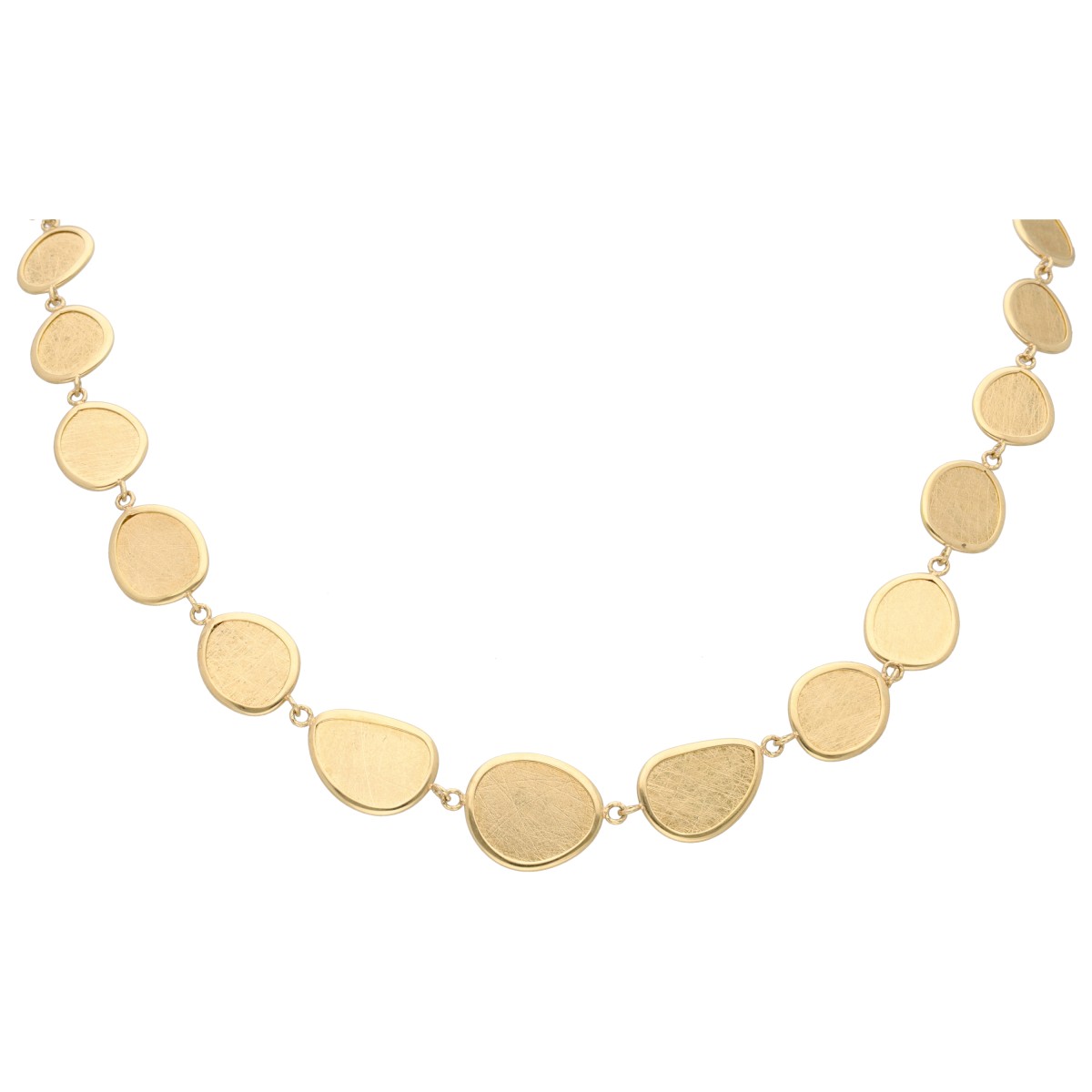 Goudwisselkantoor auction: 18K Yellow gold link necklace