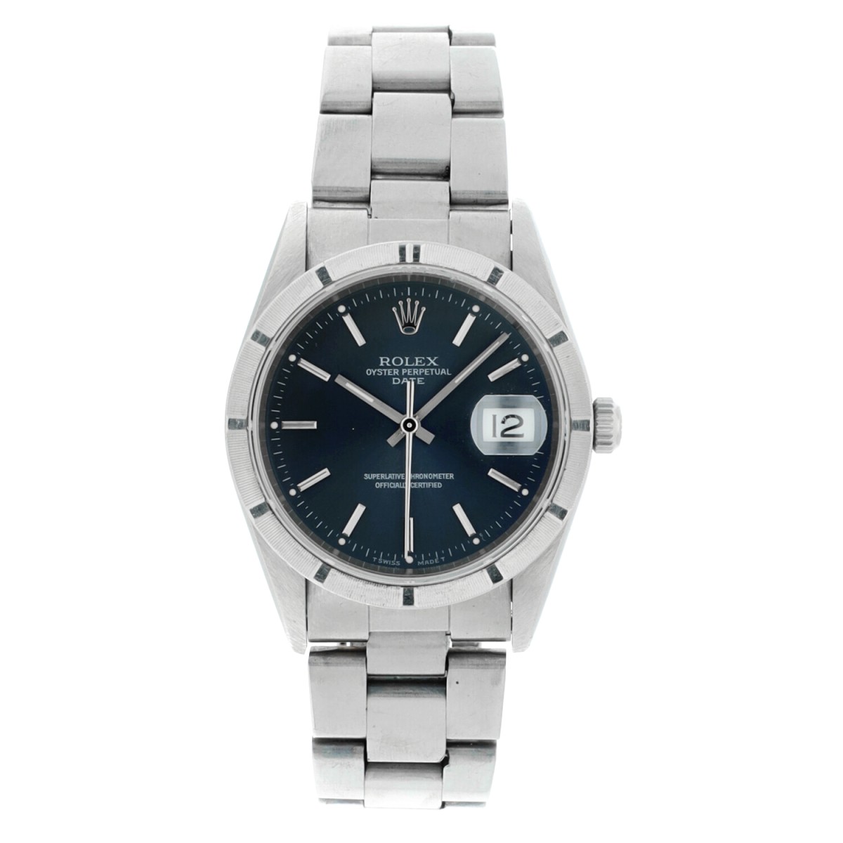 Goudwisselkantoor auction: No Reserve - Rolex Date 'Engine Turned Bezel' 15210 - Men's watch - 1997