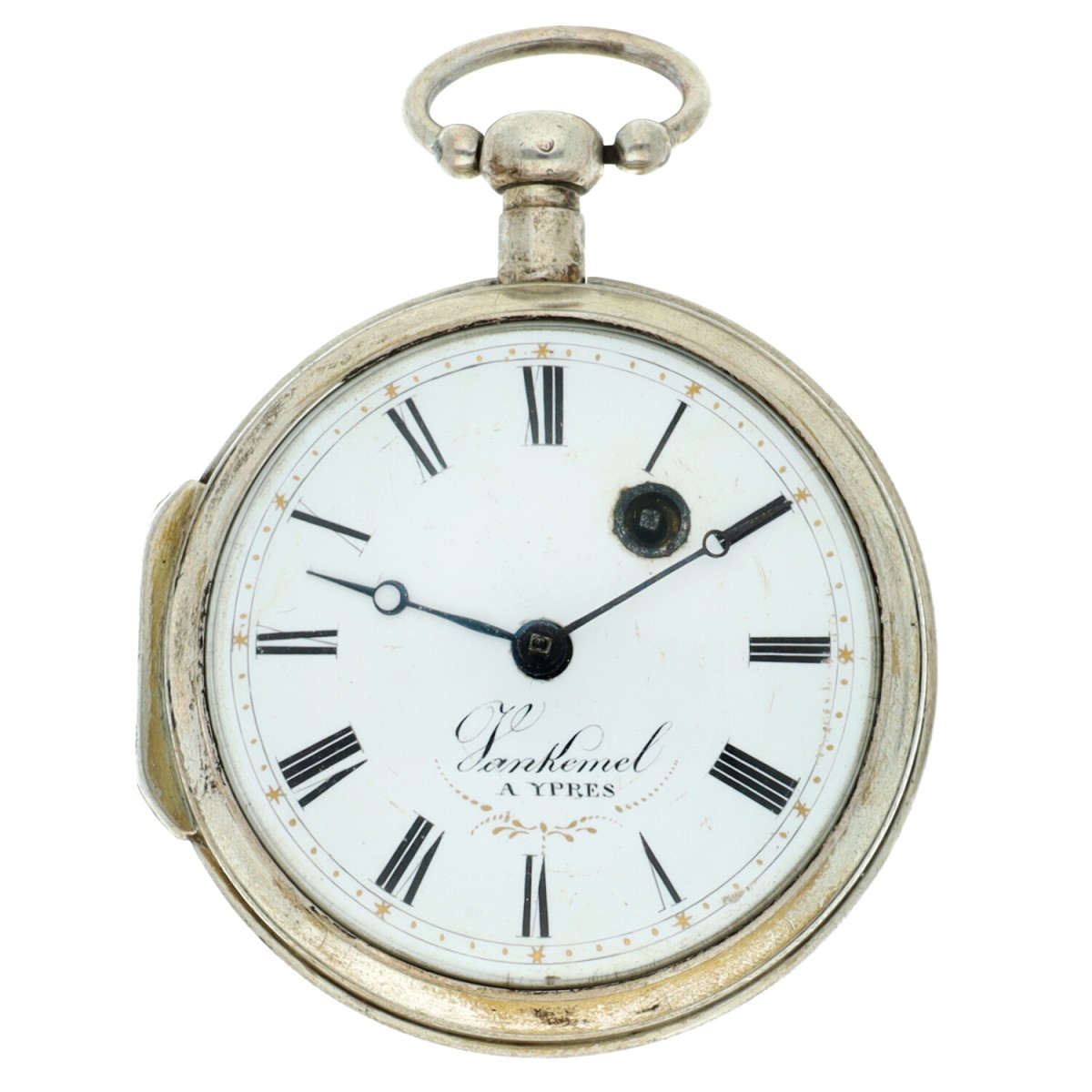 Goudwisselkantoor auction: No Reserve - Jankemel A Ypres Snek-Spillegang - Heren zakhorloge - ca. 1880