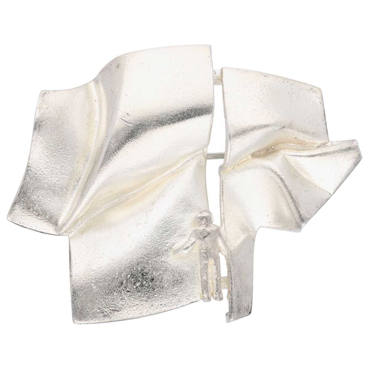 Goudwisselkantoor auction: Lapponia 'Stranger on Io' Sterling silver brooch by Björn Weckström