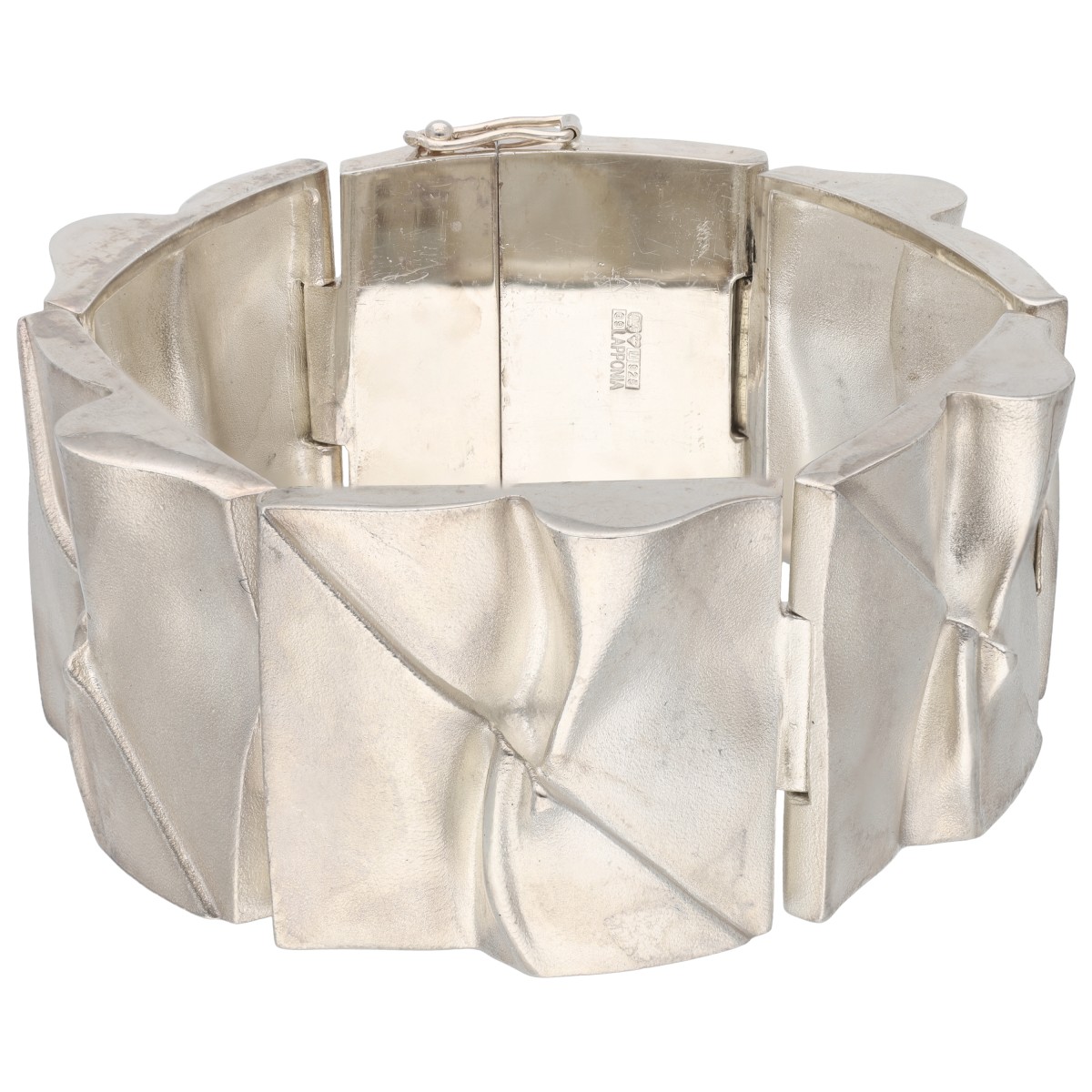 Goudwisselkantoor auction: Lapponia zilveren 'Cataract' armband
