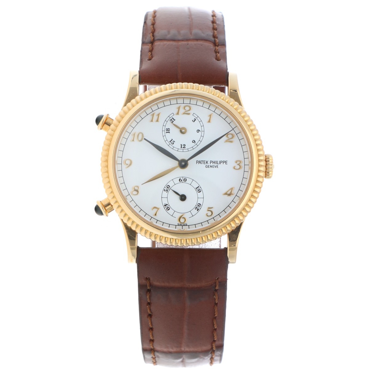 Goudwisselkantoor auction: Patek Philippe Travel Time 18K. 4864J - Midsize watch