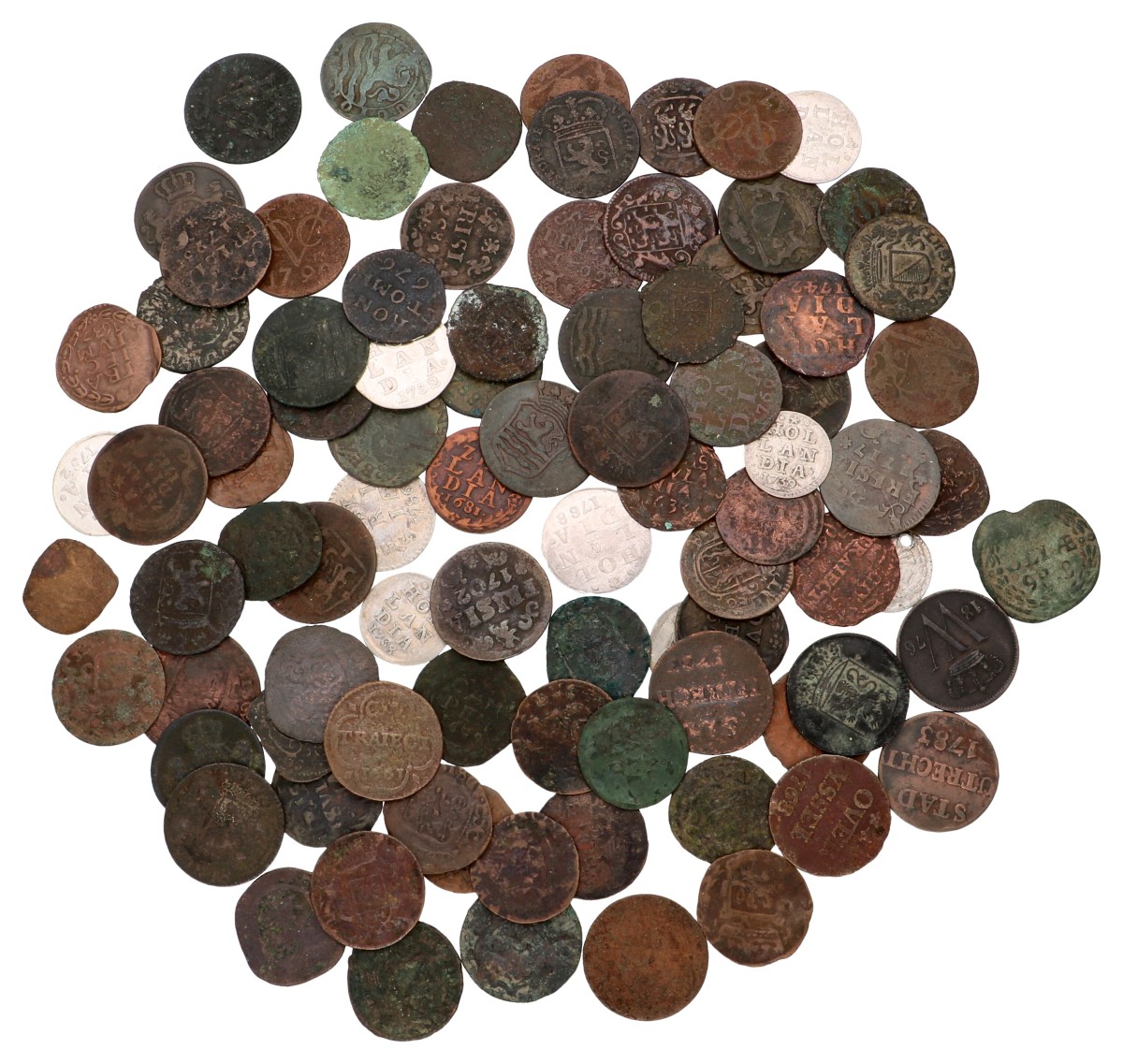 Goudwisselkantoor auction: Provinciaal. Lot (90) Mixed lot. Average VF