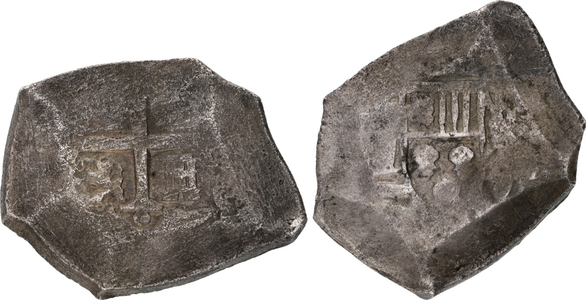 Goudwisselkantoor auction: Spain. Cob of 8 reales. VF