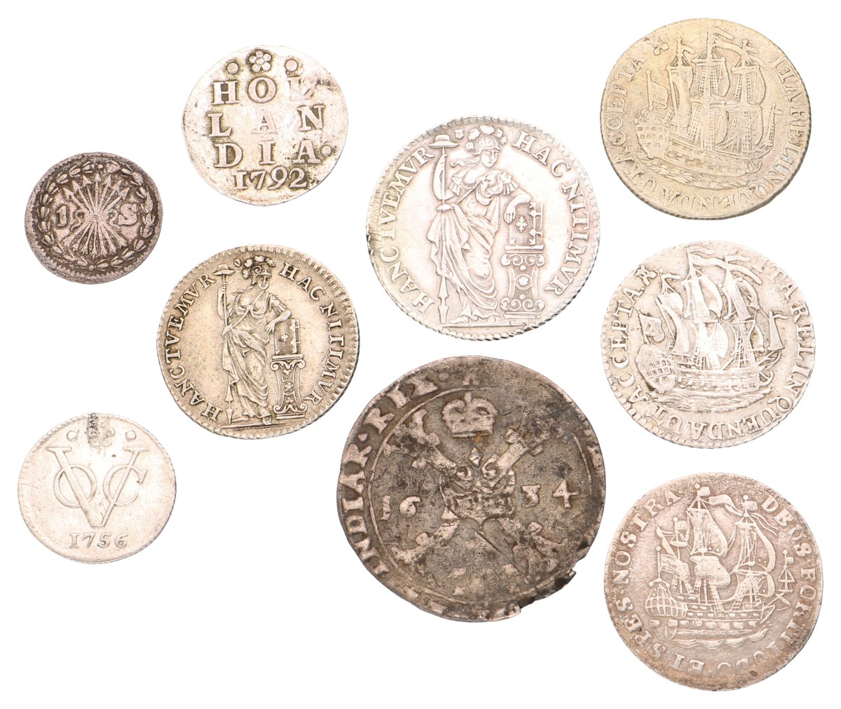 Goudwisselkantoor auction: Lot (10) Mixed lot. Average VF