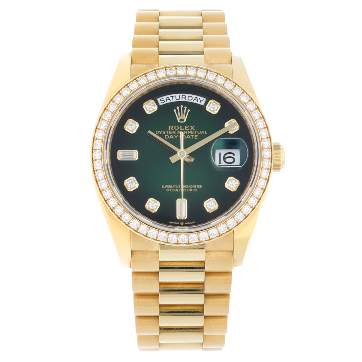 Goudwisselkantoor auction: Rolex Day-Date 36 'Ombré' 128348RBR - Heren horloge - 2024