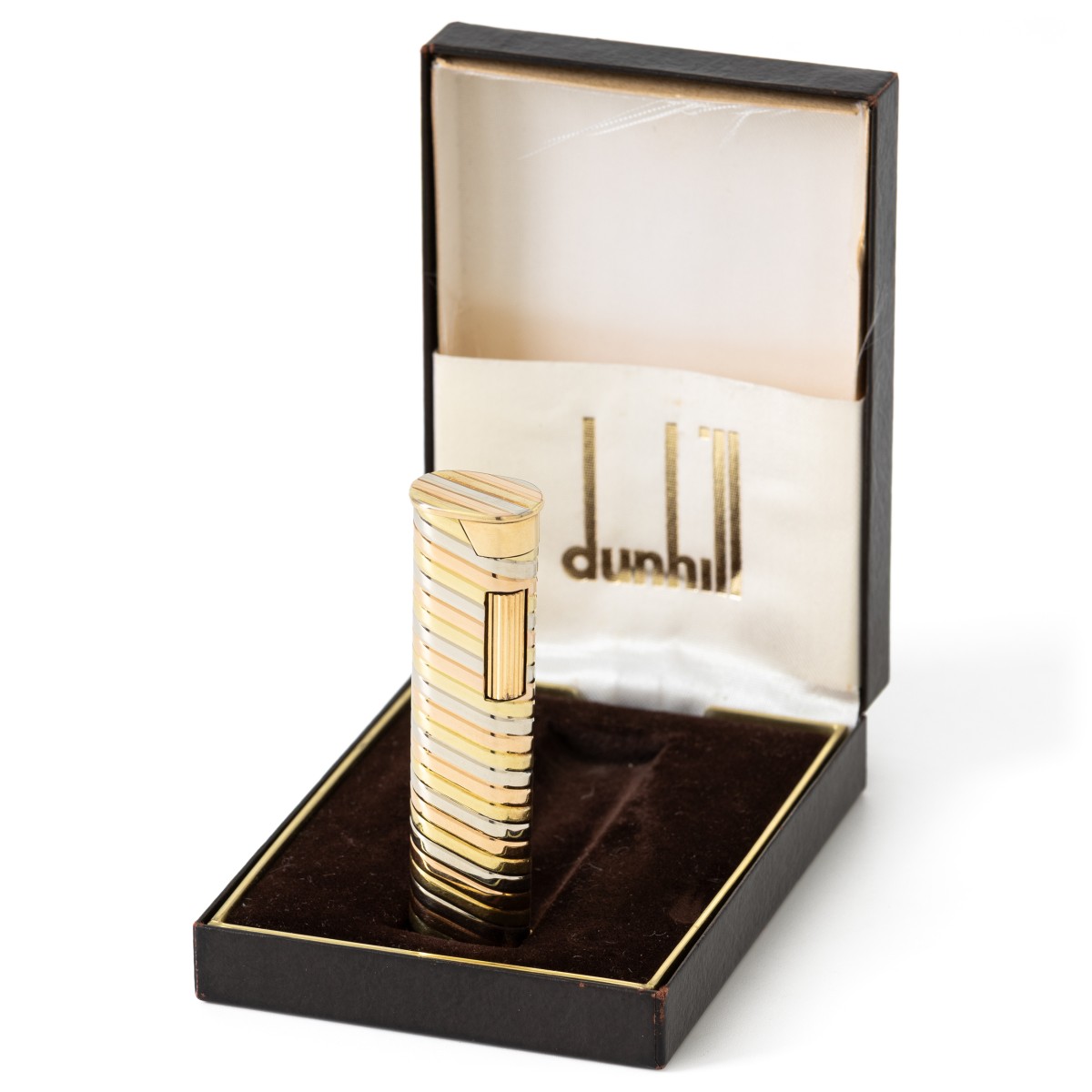 Goudwisselkantoor auction: Dunhill - Dress lighter 'Trinity Decor' - Aansteker - 18K Goud