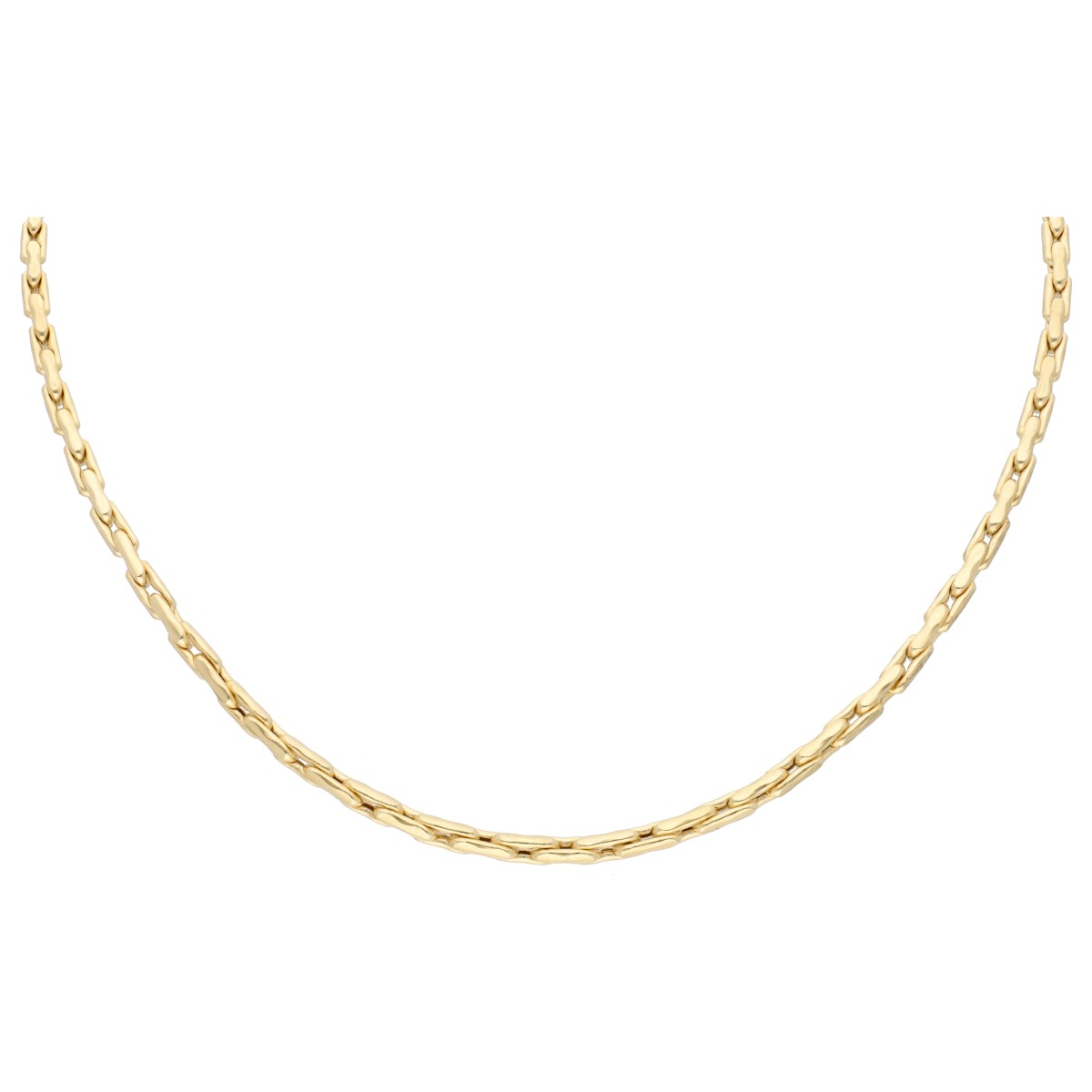 Goudwisselkantoor auction: 18K Geelgouden cardano schakelcollier