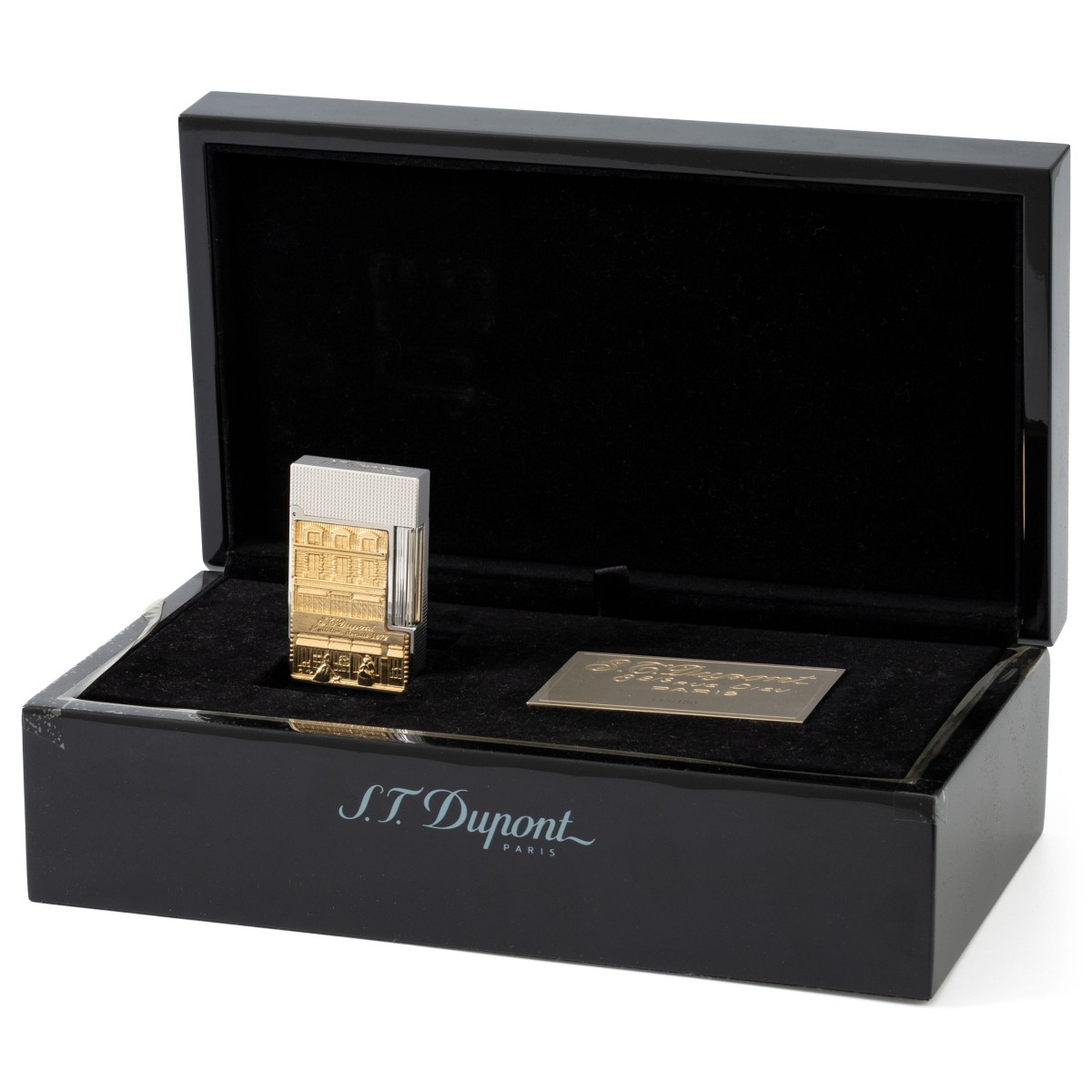 Goudwisselkantoor auction: S.T. Dupont - Ligne 2 Hotel Particulier Limited Edition - Lighter - Palladium / Sterling Silver