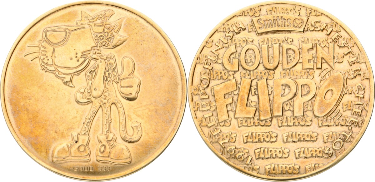 Goudwisselkantoor auction: Nederland. ND (1990's). Smiths Gouden flippo. XF