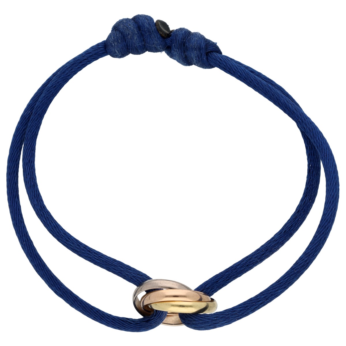 Goudwisselkantoor auction: Cartier 'Trinity de Cartier' 18K Tricolour gouden armband