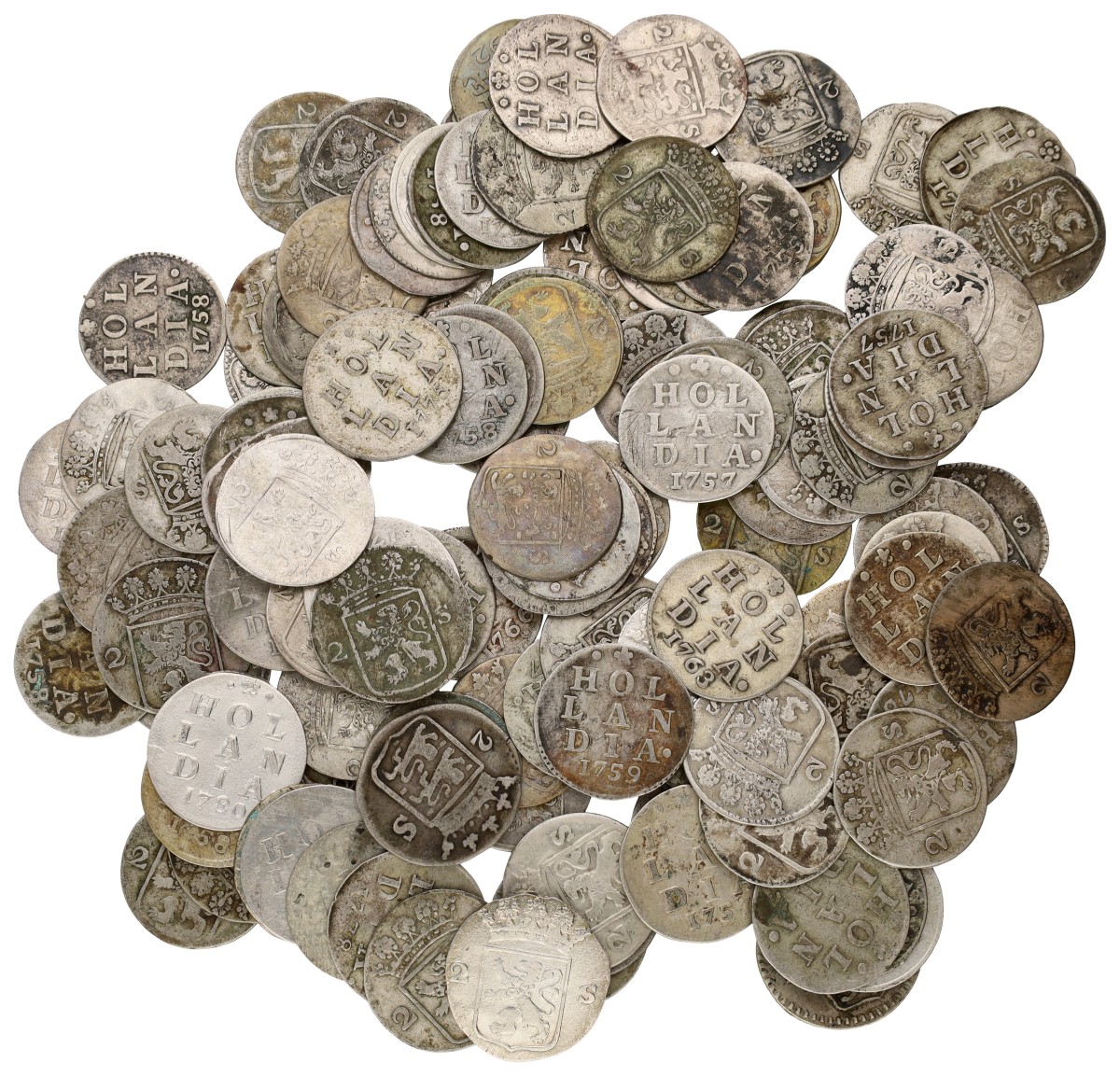 Goudwisselkantoor auction: Provinciaal. Lot (120) (Dubbele) Wapenstuivers. Average VF