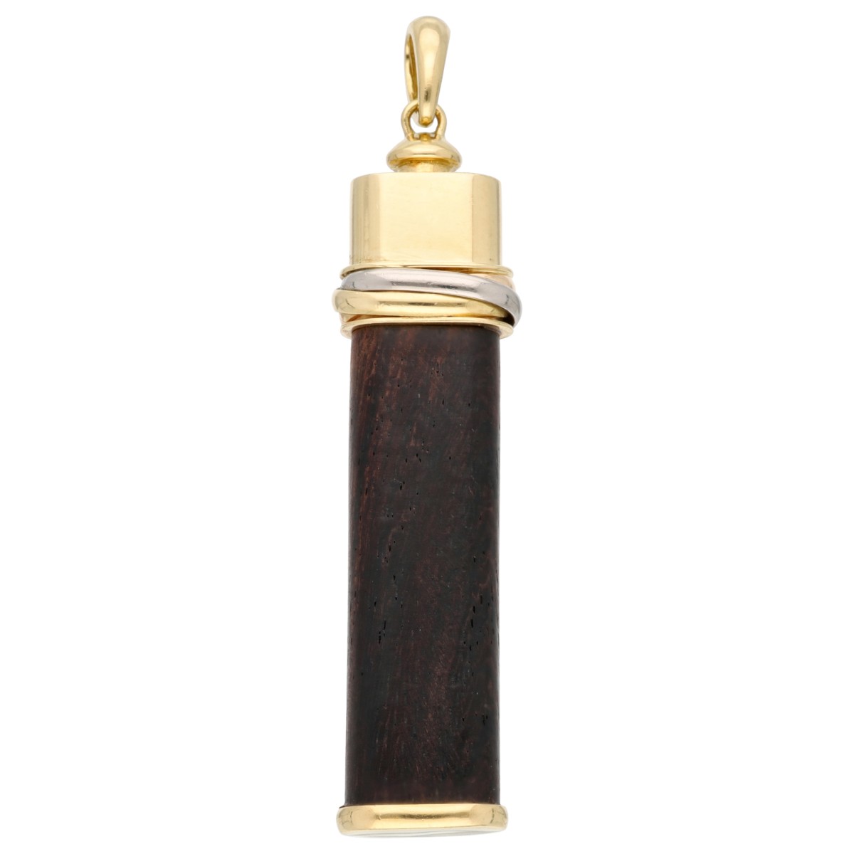 Goudwisselkantoor auction: Cartier 'Trinity Touch Wood' 18K Tricolor gouden hanger
