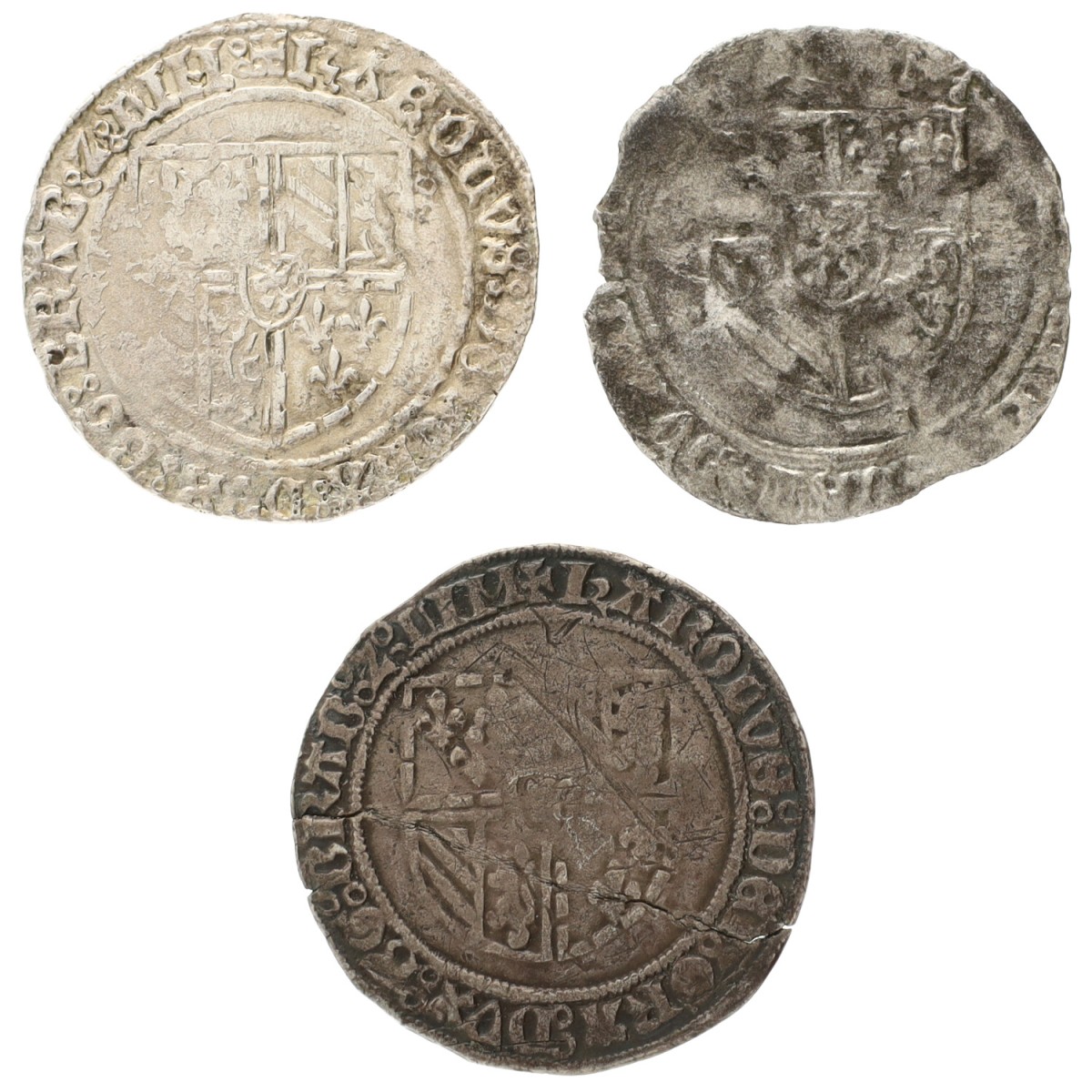 Goudwisselkantoor auction: Lot (3) Dubbele Stuiver. Brabant. Philips de Schone. 1485. Average VF