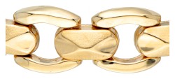 14 kt. Geelgouden retro armband.