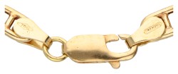 18 kt. Geelgouden gucci-schakel collier.