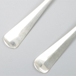 2-delige set groentelepels Haags lofje zilver.