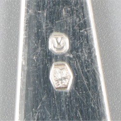 Spiegeleischep zilver.