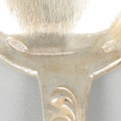 6-delige set ijslepels zilver.