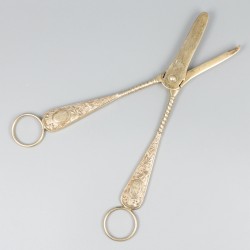 Druivenschaar zilver.