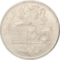 Belgium. Baudouin I. 20 Francs - FR. 1955.