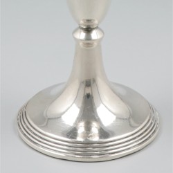 Bloemenvaas zilver.