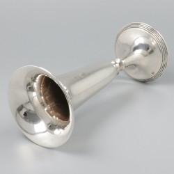 Bloemenvaas zilver.