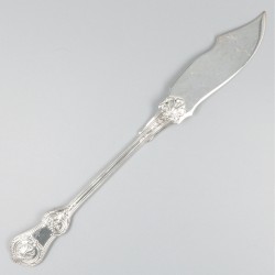 12-delige set visbestek zilver.