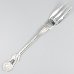 12-delige set visbestek zilver.