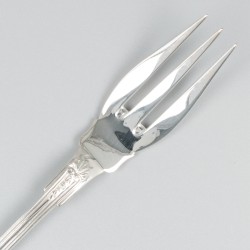 12-delige set visbestek zilver.