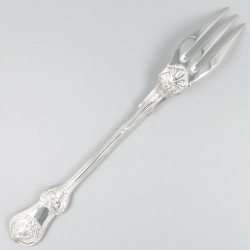 12-delige set visbestek zilver.