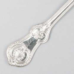 12-delige set visbestek zilver.