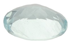 Gecertificeerde natuurlijke blauwe aquamarijn ovaal mix geslepen 4.10 ct.