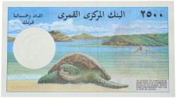 No reserve - Comoros. 2500 francs. Banknotes. Type ND. - UNC.