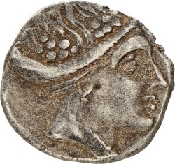 Euboia. Histaia. Tetrobol. ND. VF.