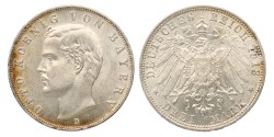 German states. Bavaria. Otto. 3 Mark. 1913 D. MS 63