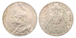 German states. Prussia. Wilhelm II. 5 Mark - 200th Anniversary of the Kingdom. 1901 A. MS 63