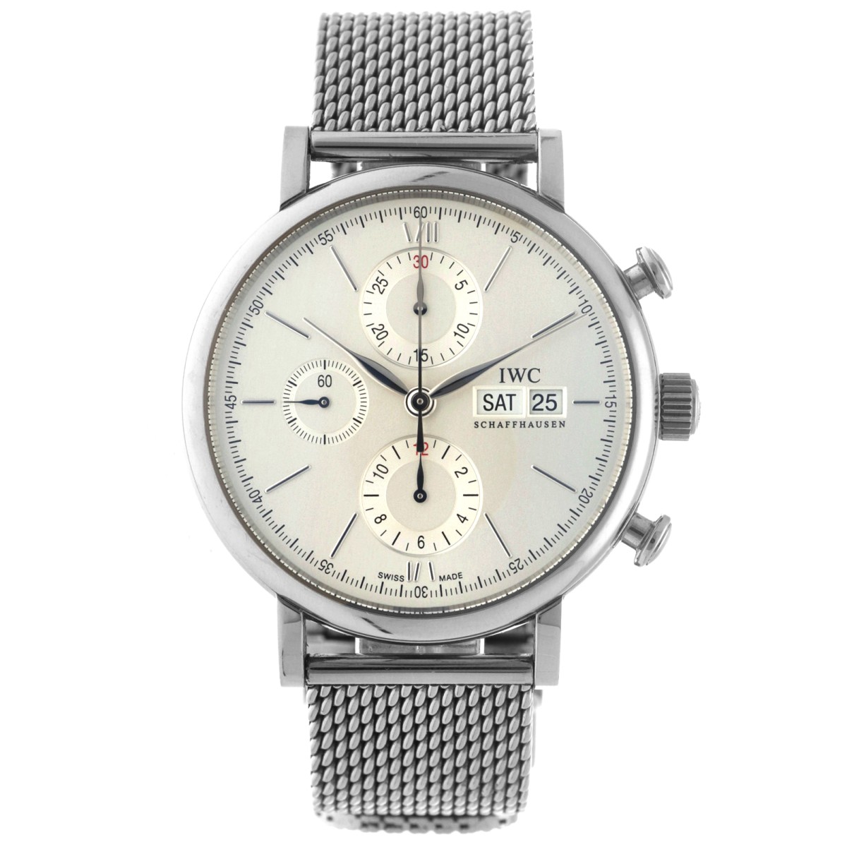 No Reserve - IWC Portofino Day-Date IW391028 - Herenhorloge.