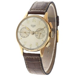 No Reserve - Heuer Vintage Big Eyes Chronograph 83854 - Herenhorloge.