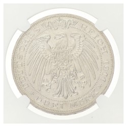 German states. Prussia. Wilhelm II. 3 Mark - Breslau University. 1911. MS 63