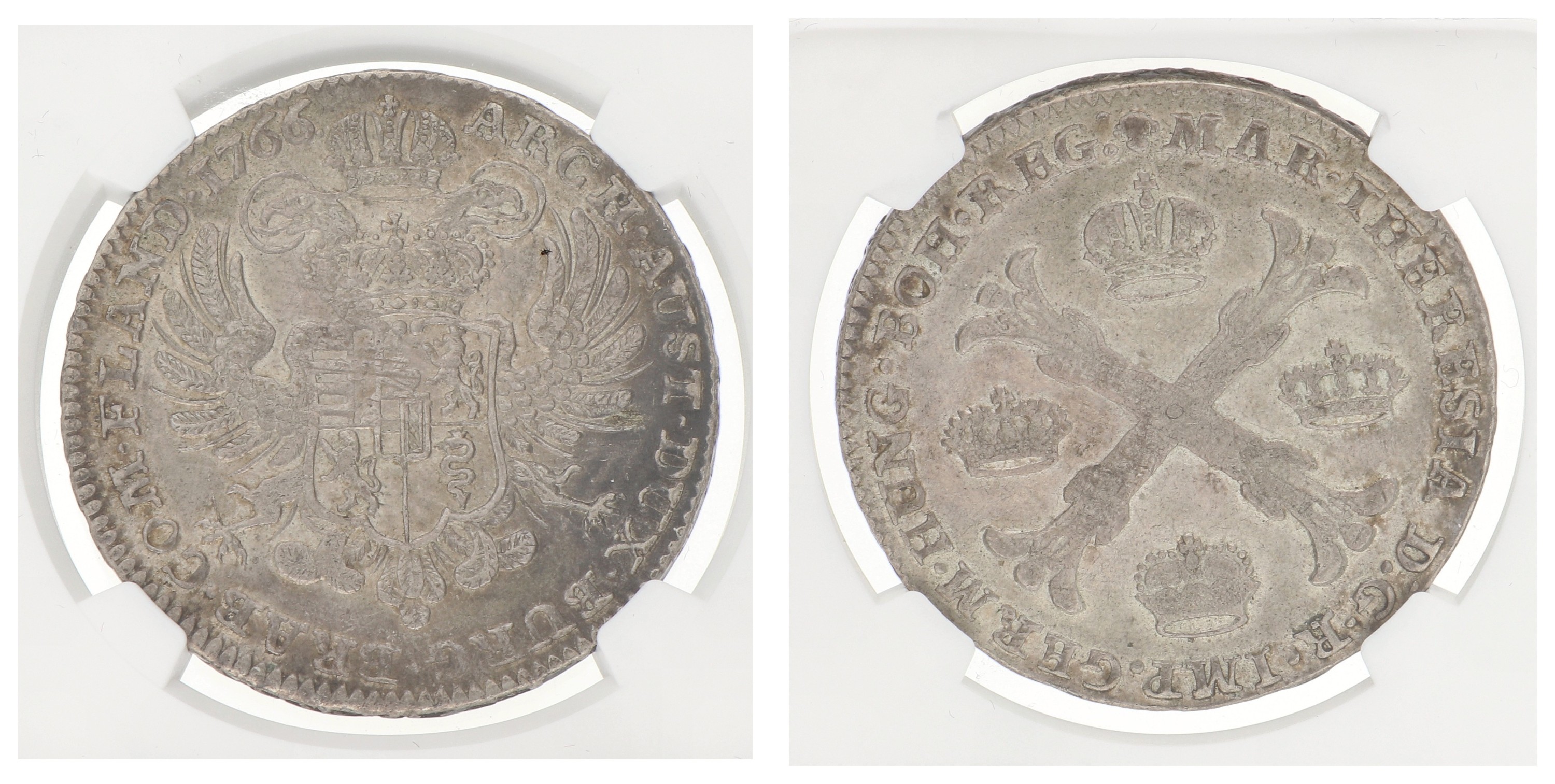 Kronentaler. Brabant. Brussel. Maria Theresia. 1766. AU 50