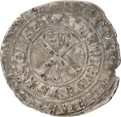 Adelaarsgroot. Henegouwen. Valenciennes. Margaretha van Avesnes. ND (1345 - 1356). VF