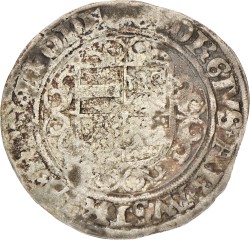 Dubbele stuiver. Luik. Joris van Oostenrijk. 1545. F