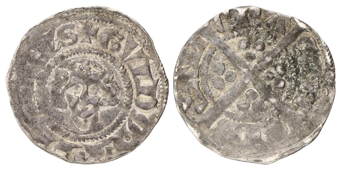 France. Feudal. Bishopric of Cambrai. Gui de Collemede. Sterlin. ND (1297 - 1298 AD). VF